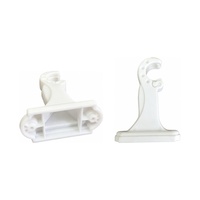 Support double pour tringle à rideau, tringle romaine universelle vintage, base de support double fixe, accessoire de support