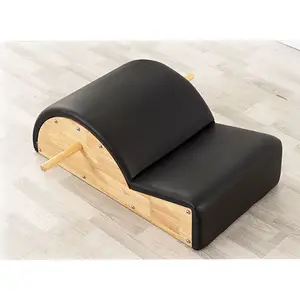 Solid Wood Oak Real Relax Gym Yoga Portable Barrel De Columna Pilates Spine Corrector For Sale