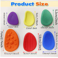 Jouet sensoriel en pierre pour enfants autistes, pierre anti-stress douce, jouet éducatif texturé en silicone pour soulager l'anxiété, petits prix