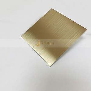 EX386 Decorative Stainless Steel <b>Sheet</b> with <b>Mirror</b> Hairline Finish for Building Facade - Product Image 1