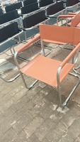Chaises d'appoint pour salon, chaise de salle à manger de luxe nordique avec métal et cuir PU pour hôtels, écoles, meubles de salon