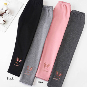 Venta al por mayor de lana gruesa de invierno capa base térmica medias para <span class=keywords><strong>niños</strong></span> pantimedias pantalones largos bordados más pantalones gruesos para niñas - Product Image 2