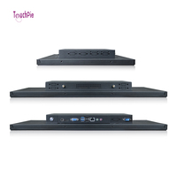 PC Panel Sentuh Industri 15.6 Inch 27 Inch untuk Pemasangan di Dinding, RAM 8GB ROM 128GB, WIFI Ethernet, Layar Sentuh Kapasitif untuk Kios Industri