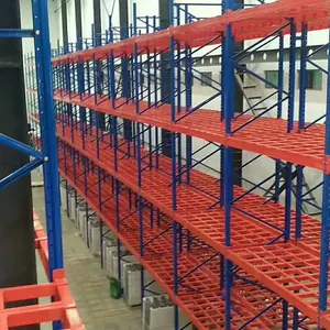 Pallet Rack Warehouse Selective Shelf Storage Upright Protectors Tear Drop Automated Retrieval