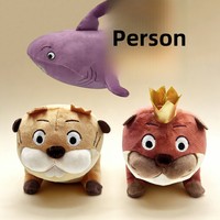 Nuevo Peluche Transfronterizo Hoppers: Plan de Transformación de Castor, Muñeco de Peluche Animado con Relleno de Algodón PP, 31-50cm