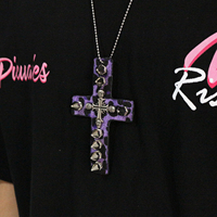 Colliers avec grand pendentif croix pour hommes, femmes, couples, bijoux, collier croix gothique en cuir avec gros rivets, unisexe, Y2K PUNK Goth