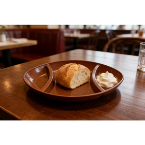 Plateau de restauration rapide multi-compartiments avec design divisé pour le service de dim sum et de sauces, plateau de traiteur de qualité commerciale 50 000 pièces - Product Image 3