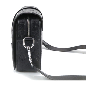 Bolso bandolera de cuero PU de lujo para hombre, bandolera impermeable, patrón geométrico, estilo de moda vintage para uso diario de negocios/ - Product Image 4