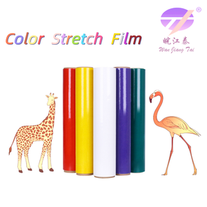 Factory Price Stretch Film Jumbo <b>Rolls</b> Mini <b>Roll</b> Transparent Shrink <b>Wrap</b> Manual Color <b>Plastic</b> Pallet <b>Wrap</b> Film - Product Image 2