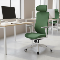 Chaise de jeu en maille grise fabriquée en usine à Foshan, chaise de patron de luxe, chaise de bureau ergonomique