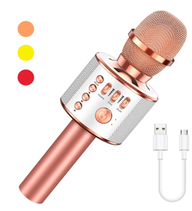 स्मार्ट फोन हाथ में <span class=keywords><strong>Mic</strong></span> वायरलेस कराओके माइक्रोफोन संगीत स्पीकर पोर्टेबल माइक्रोफोन एमआईसी समर्थन गायन एक साथ - Product Image 1