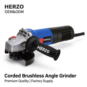 HERZO 1400W Draadloze Borstelloze Slijptol 125mm met Trekkerschakelaar, DIY Draagbaar 220V Snij- en Slijpmachine met Slijpschijf - Product Image 1