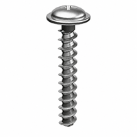 Vis à tête cylindrique Phillips en acier inoxydable nickelé/nickelé noir 10.9 avec rondelle, extrémité plate, pour plastique ST2 ST2.2 ST2.5 ST3 ST3.5 ST4 ST5