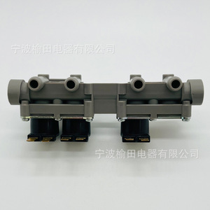 โซลินอยด์วาล์วเครื่องซักผ้า FcF-12-G5 วาล์วน้ำแบบท่อยาวหนึ่งทางเข้าสี่ทางออกสำหรับอะไหล่เครื่องซักผ้า - Product Image 4