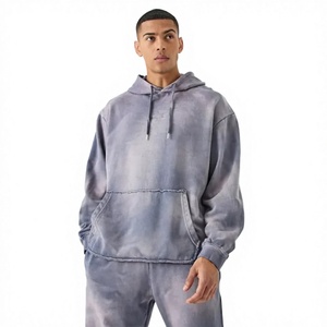 Survêtement pour homme LONG MISSION INDUSTRY, entièrement en molleton de coton, respirant, léger, décontracté, pour l'hiver, avec cordon de serrage - Product Image 5