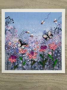 Carte en quilling artisanale, design 3D détaillé en papier, carte de vœux créative pour les anniversaires, les anniversaires de mariage et les fêtes - Product Image 6