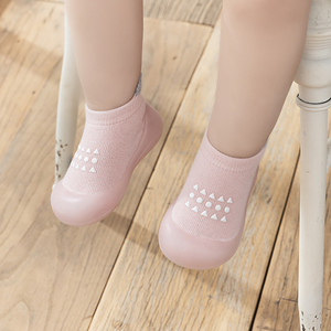 Nuove <span class=keywords><strong>Scarpe</strong></span> Calzino per Neonati Unisex, Primaverili e Autunnali, Antiscivolo, con Suola Morbida in EVA, in Cotone Lavorato a Maglia, Leggere e Traspiranti, Slip-on - Product Image 6