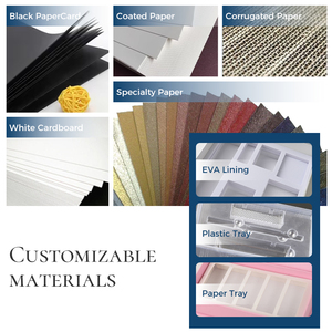 Tùy chỉnh sang trọng hộp quà tặng khay nhựa sô cô la bánh ngọt tráng miệng bánh Bánh hộp bánh mì kẹo ngọt hộp bao bì với Ribbon Bow - Product Image 5