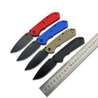 Couteau tactique de chasse en plein air BM 565, couteau pliant de poche, manche G10, camping, pique-nique, randonnée, chasse, outil EDC