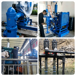 Bomba de Agua Centrífuga Industrial de Eje Largo para Pozos Profundos, con Turbina Vertical y Accionamiento Diésel, en Acero Inoxidable - Product Image 6