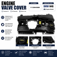 Tapa de Válvulas de Motor de Alta Resistencia para BMW N46 OE 11128645888, Tapa de Balancines Profesional Elite