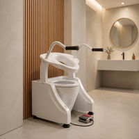 Dispositif d'aide à la toilette électrique rechargeable pour les personnes âgées, pour une autonomie quotidienne dans la salle de bain