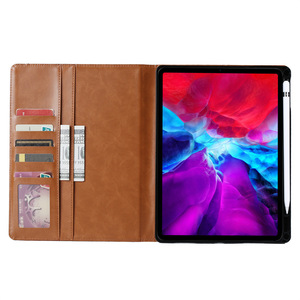 Porte-cartes en cuir PU pour <span class=keywords><strong>iPad</strong></span> Pro 11 2024, étui de protection complet, étui portefeuille et pochette pour <span class=keywords><strong>iPad</strong></span> 5th Gen Air 11 2024 - Product Image 4