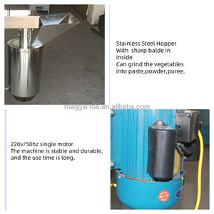 Hachoir Mixeur Broyeur Rapide pour Aliments, Machine à Écraser l'Ail, Hachoir à Ail et Oignon, Broyeur Robuste 100KG 70x50x100cm - Product Image 5