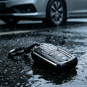 Housse de clé pour <span class=keywords><strong>Honda</strong></span> avec <span class=keywords><strong>porte</strong></span>-clés, étui de protection en TPU pour clé intelligente <span class=keywords><strong>Honda</strong></span> Accord <span class=keywords><strong>Civic</strong></span> CRV Pilot Passport - Product Image 3