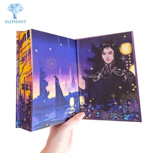 Services d'impression de livres écologiques personnalisés en usine en Chine, impression offset couleur pleine, livres reliés, bords pulvérisés - Product Image 2