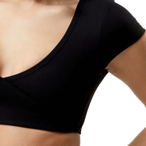 Camiseta Deportiva de Yoga de Manga Corta, Transpirable, Ecológica, de Secado Rápido, Personalizada por el Fabricante, Tallas Grandes, Alta Calidad - Product Image 6