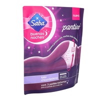 Emballage plastique PET/PE pour cosmétiques, pochette autoportante, serviettes hygiéniques, culottes, micro-pak, écologique, aseptique, thermoscellable, plastique personnalisé