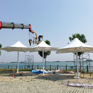 Modern Heavy Duty Aluminum Waterproof Garden Cantilever Umbrella Bases for Patio Beach Living Room Outdoor Furniture Use - Product Image 3