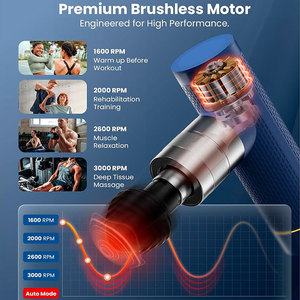 P1288 Hot Bán Bán Buôn Giá Massage Súng Tùy Chỉnh Có Sẵn Boost Massager Súng Rung - Product Image 5