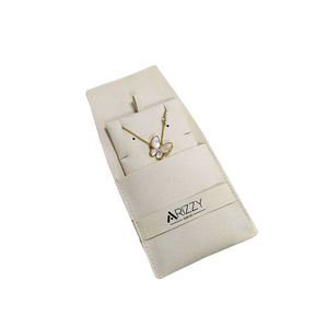 Bolsa pequeña de microfibra de gamuza para joyería, sobre con solapa, bolsas para joyería, embalaje, pendientes, collares, anillos, bolsa - Product Image 5