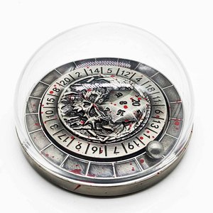 Entrega rápida Lucky D20 Metal Brújula Cuadrado Giratorio Fidget Spinner para juegos de rol - Product Image 1