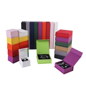 Magnetic Box with Cotton Carton Kraft Paper Plain Jewelry <b>Boxes</b> <b>Book</b> Magnetic Jewelry Paper Box Flip Jewelry Box - Product Image 2