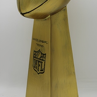 Trofeo de Fútbol Americano Artificial Personalizado, de Resina, Pintado a Mano, de Varios Tamaños, con Gran Diseño Artístico, para Recuerdo/Fans/Hogar
