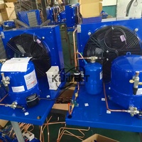 3HP 5HP 10HP 13HP Maneurop Nouvelle unité de compresseur côté stockage à froid sortie d'air ouverte unité refroidie par air R290/380V R404