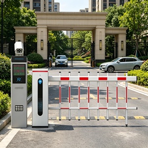 Système de barrière rapide ultra-élevée, contrôle d'accès par reconnaissance de plaque d'immatriculation pour hôtels et parcs industriels - Product Image 4
