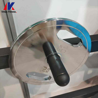 Plaques de musculation pour haltères, équipement de fitness pour salle de sport, plaques de poids en acier chromé