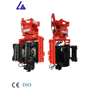 PowerGrip Side <span class=keywords><strong>Clamp</strong></span> Pile Driver, QuickDrive hidrolik sisi pegangan Vibro Hammer untuk 15-45ton Excavator - Product Image 2