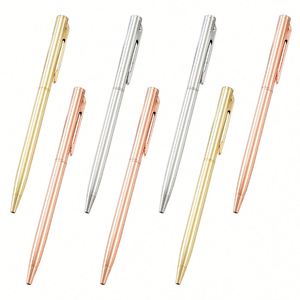 2020 Promotional High Quality Business Gift Aluminum Twist Luxury Rose <b>Gold</b> Metal Ball <b>Pen</b> With Customized Logo - Product Image 1