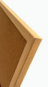 Nhà máy tùy chỉnh wholesalewooden khung trang trí treo Pin Memo tin nhắn bản tin nút chai bảng thông báo - Product Image 3