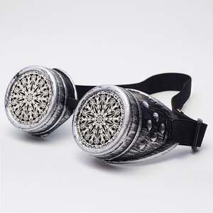 Gafas de Sol de Moda con Logotipo Personalizado, Gafas de Lujo para Hombre y Mujer, Gafas de Caleidoscopio para Cosplay, Gafas Steampunk con Remaches para Fiestas - Product Image 5