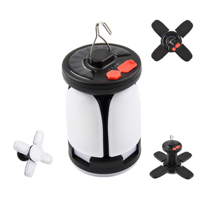 Nouvelles lampes LED solaires pour tente de camping extérieure, rechargeables, pour jardin et route, éclairage d'urgence IP65 pour stand de rue et maison - Product Image 1