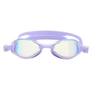 Innovative Design Skin-friendly Silicone Professional Competition <b>Swimming</b> Goggles with Colorful UV Protective Lenses - Product Image 4