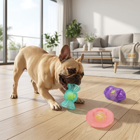 Famipet Fabricant Grossiste Nouveau Jouet à Mâcher pour Chien 2-en-1 en TPR de Haute Qualité et Durable avec Balle de Tennis