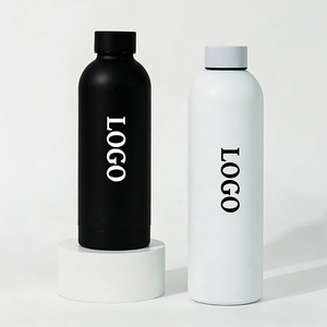 Portable Gym Single Layer Metal Double Wall Insulated Stainless Steel Water <b>Bottle</b> With Stainless Steel Cap - Product Image 2
