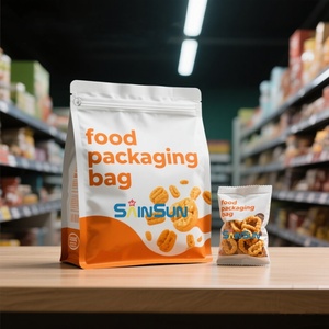 Custom Moisture Proof Aluminum Foil Stand up Pouch Nut Snack Food <b>Zip</b> Lock Package Plastic Packaging <b>Bag</b> with Clear Window - Product Image 4